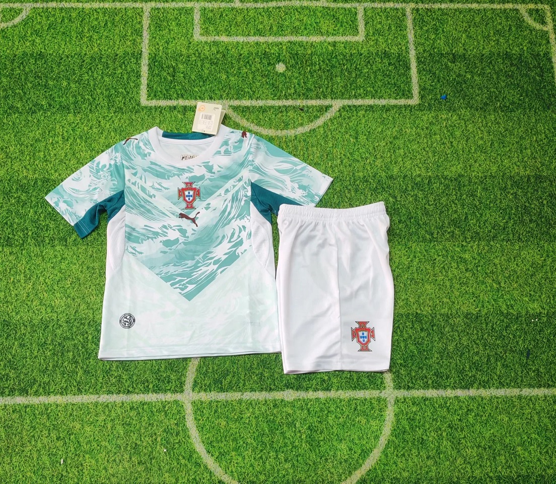 Kids-Portugal 2026 World Cup Away Leaked Soccer Jersey